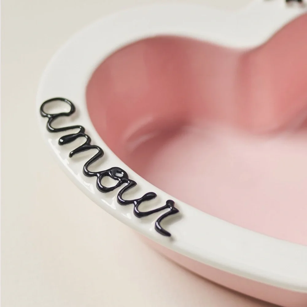 Anthropologie Amour Ramekin | Pink | NIB